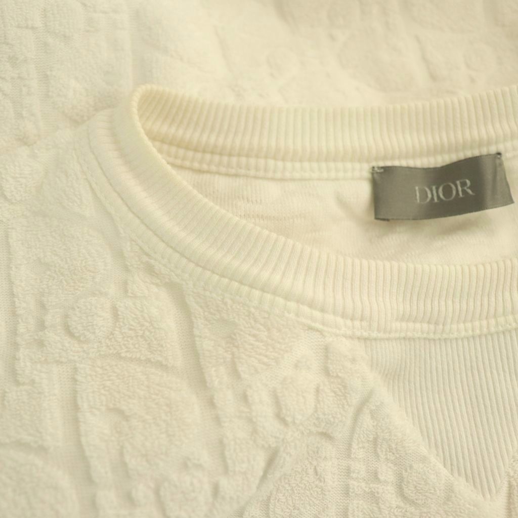 Dior Homme Trotter Pile T-Shirt Short Sleeve M White ES — view 6