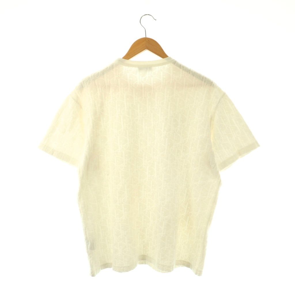 Dior Homme Trotter Pile T-Shirt Short Sleeve M White ES — view 2