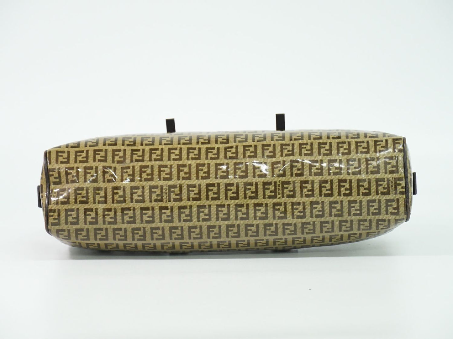 Fendi Zucchino Handbag Brown Bag — view 3