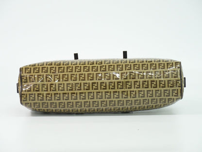 Fendi Zucchino Handbag Brown Bag — view 3