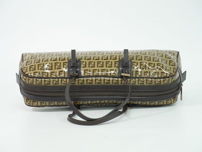Fendi Zucchino Handbag Brown Bag — view 5