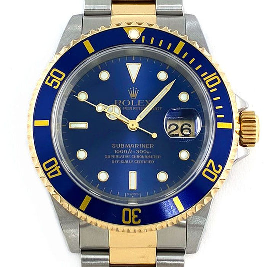 Rolex Watch Submariner Date a Number 1998 Carre Rotating Bezel Luminous Index