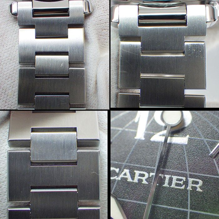 Cartier Watch Pasha C Black Dial Date Luminous Hands Index GMT SS Automatic — view 8