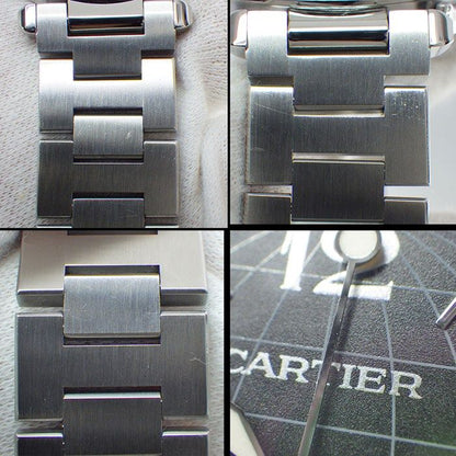 Cartier Watch Pasha C Black Dial Date Luminous Hands Index GMT SS Automatic — view 8