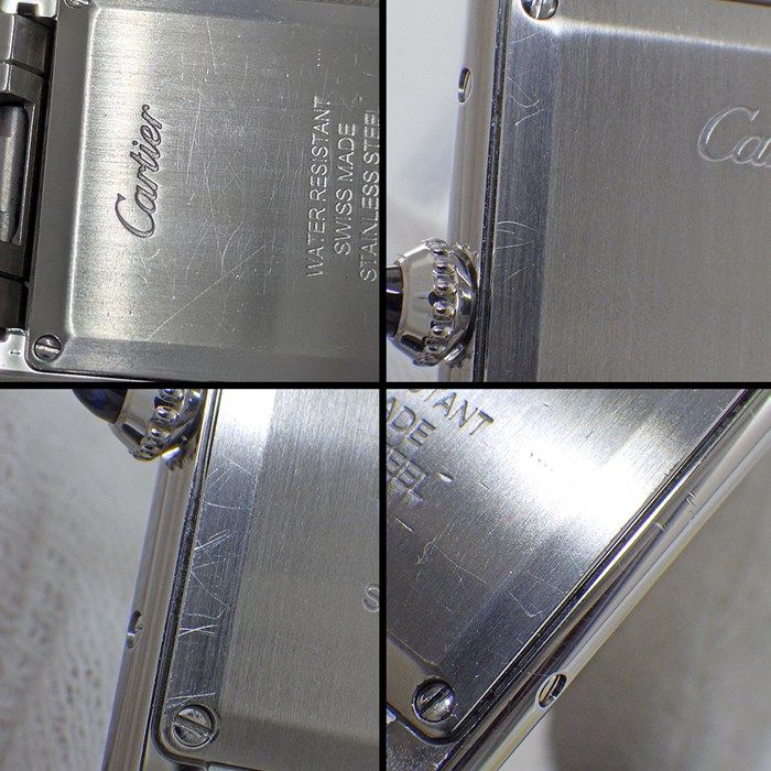 Cartier Watch Tank Mast LM Rectangular Silver Dial SS Quartz Analog — view 7