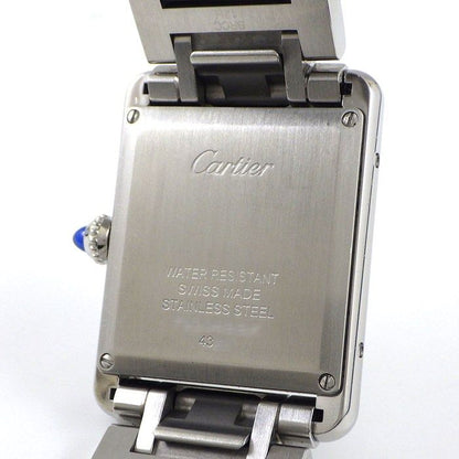 Cartier Watch Tank Mast LM Rectangular Silver Dial SS Quartz Analog — view 4
