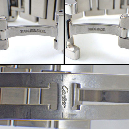 Cartier Watch Tank Mast LM Rectangular Silver Dial SS Quartz Analog — view 5