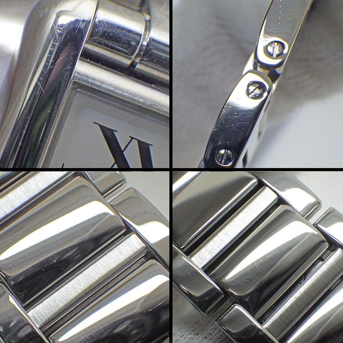 Cartier Watch Tank Mast LM Rectangular Silver Dial SS Quartz Analog — view 8