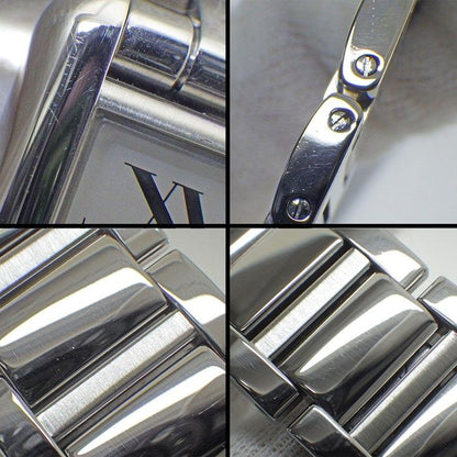 Cartier Watch Tank Mast LM Rectangular Silver Dial SS Quartz Analog — view 8