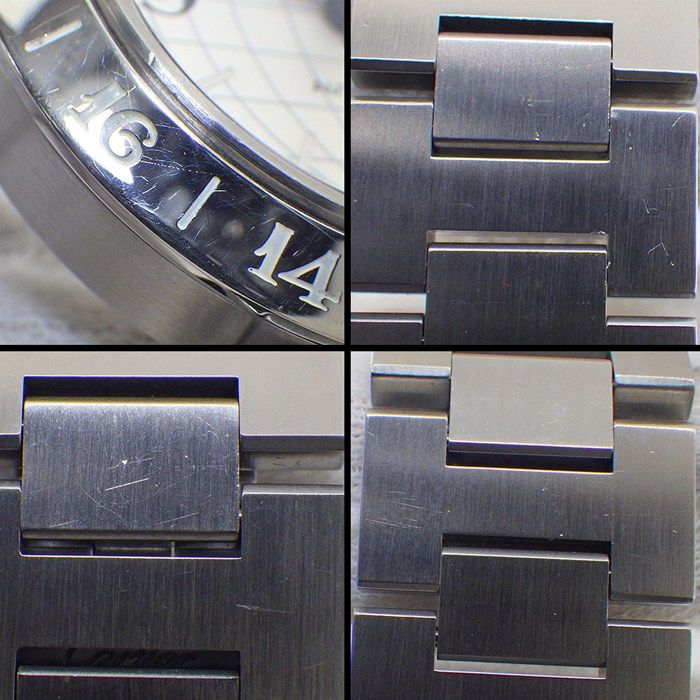 Cartier Watch Pasha C Meridian GMT Date Luminous Index Hands Grid Silver Dial — view 8
