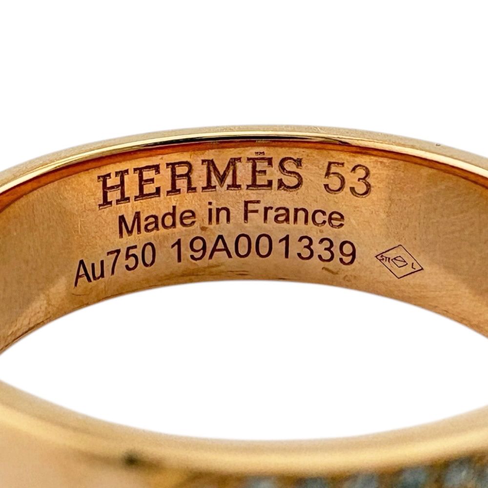 Hermes Hd'ancre Ring 18k Gold Diamond — view 6