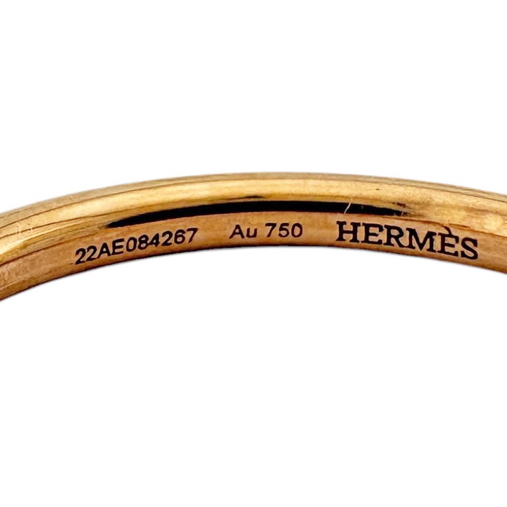 Hermes France Kelly Clochette Ring 18k Gold Diamond — view 6