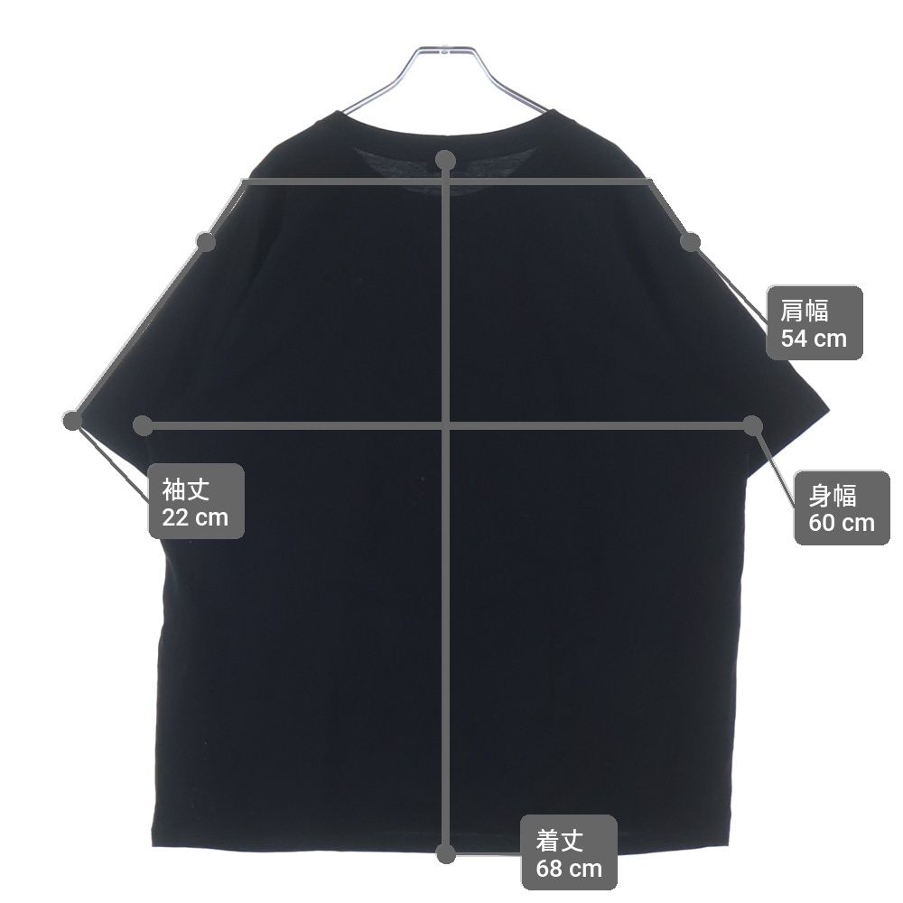 Celine Loose T-Shirt Front Logo Print Short Sleeve Black — view 9