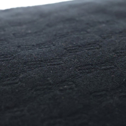 Balenciaga BB Monogram Sponge Pouch Clutch Black Pile Silver — view 6