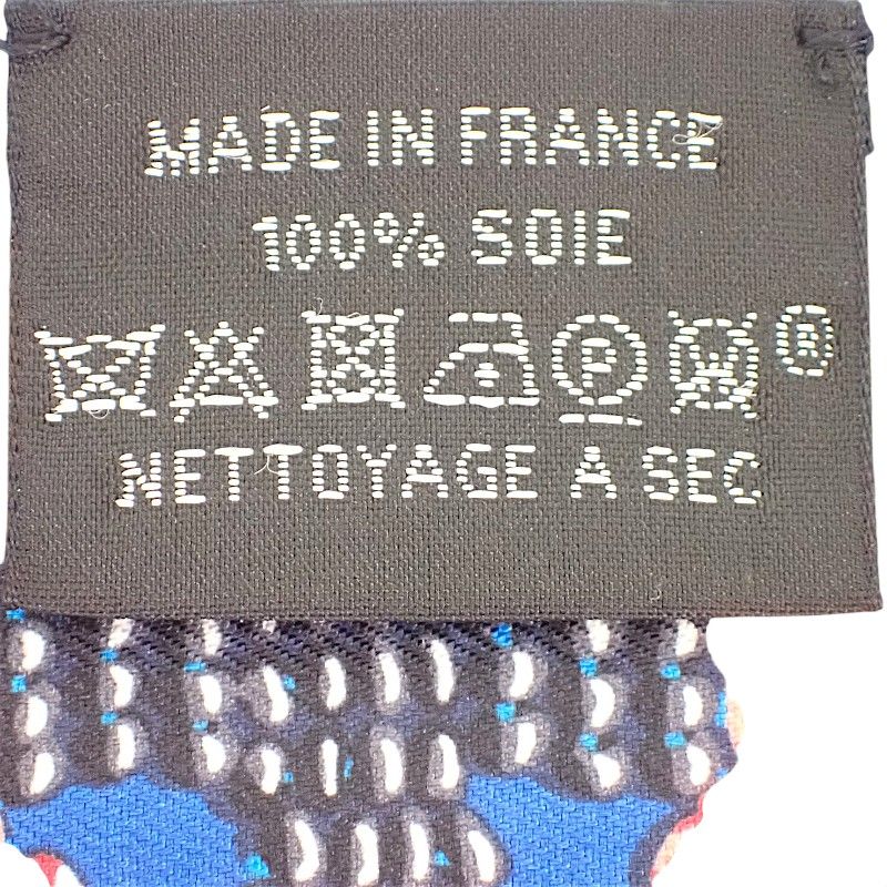 Hermes Kelly en Perles Scarf Silk 100% Blue — view 8