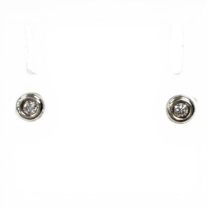 Tiffany & Co Elsa Peretti Diamond by the Yard Earrings 925 Sterling Silver