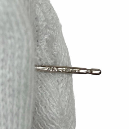 Tiffany & Co Elsa Peretti Diamond by the Yard Earrings 925 Sterling Silver — view 6