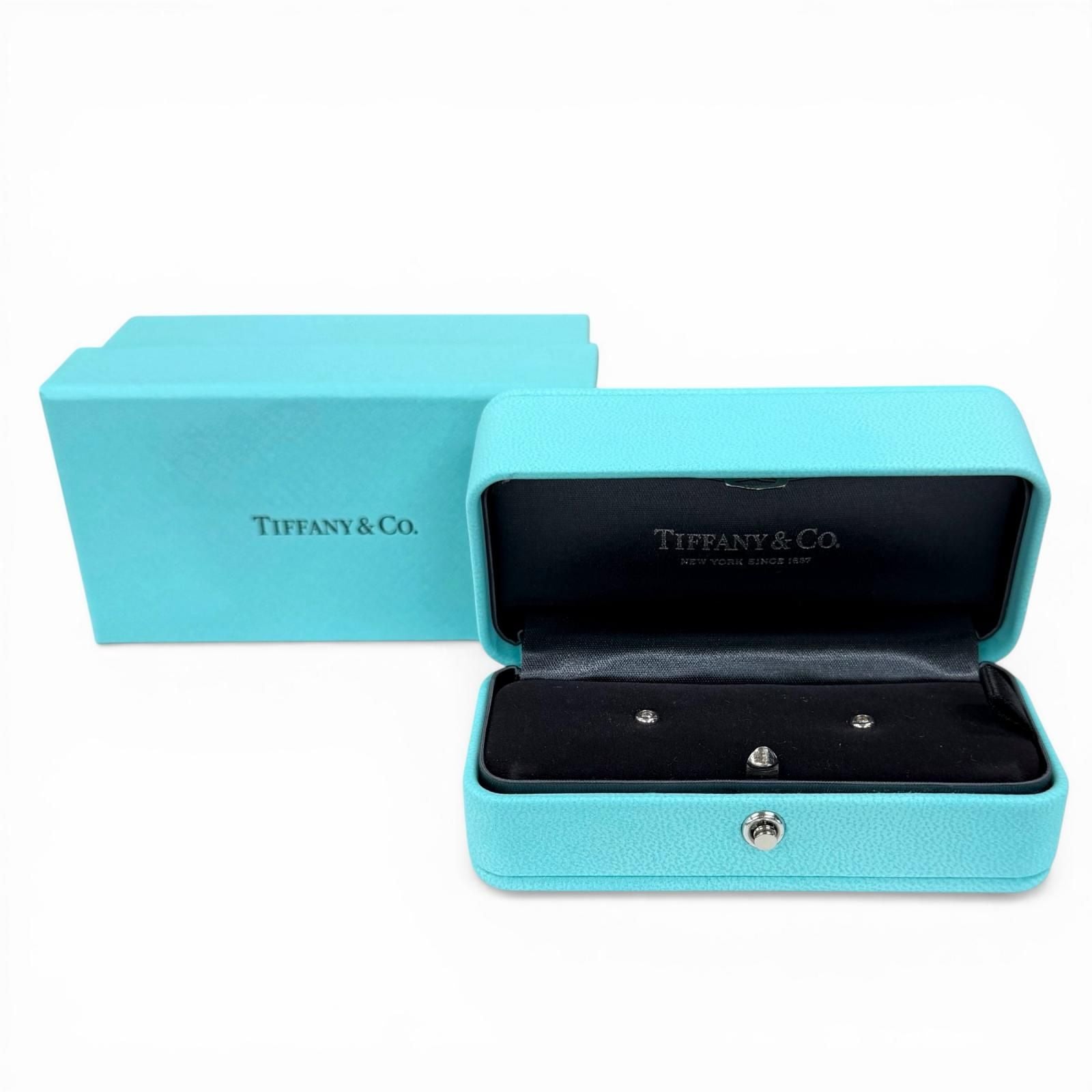 Tiffany & Co Elsa Peretti Diamond by the Yard Earrings 925 Sterling Silver — view 2