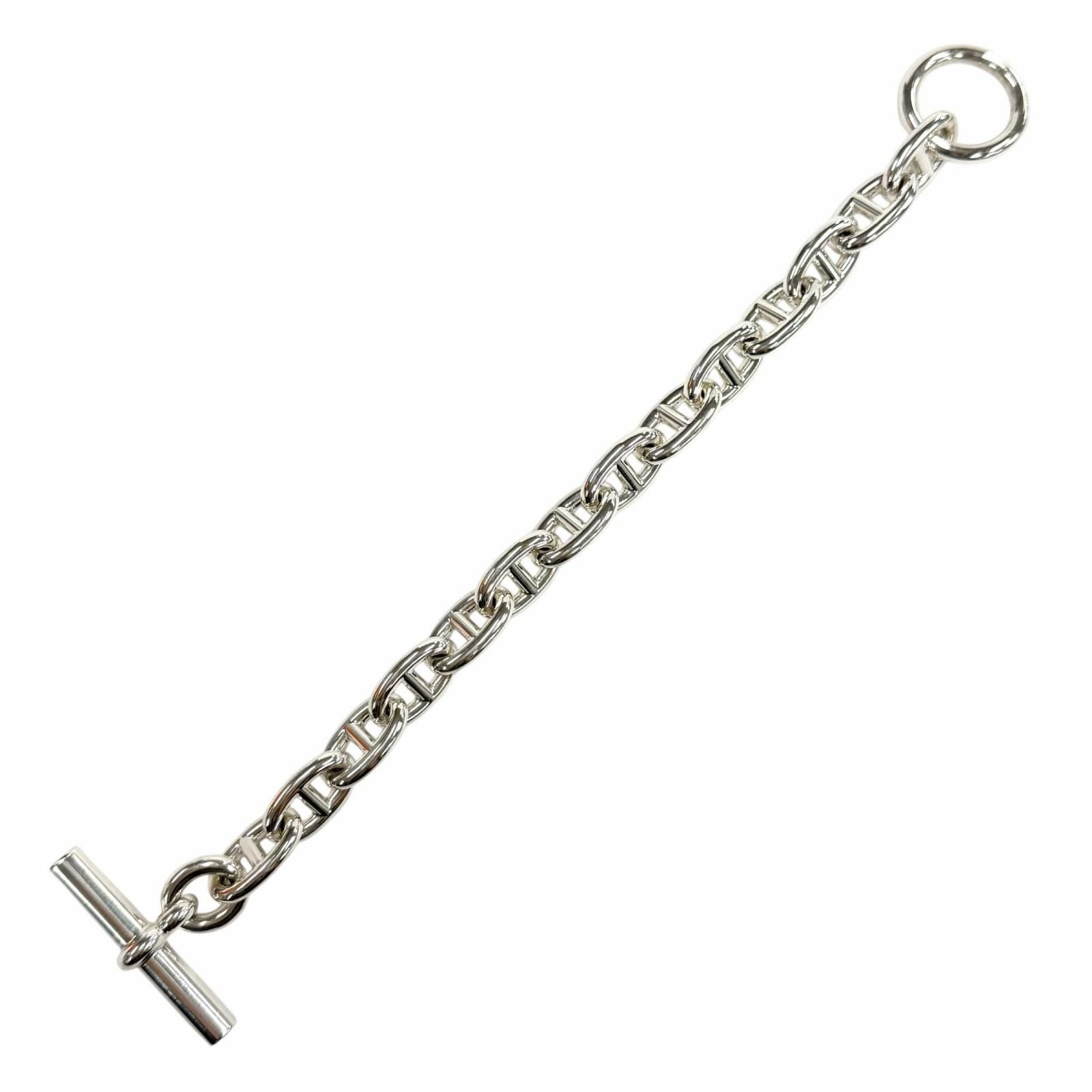 Hermes Chaine D'ancre MM 14 Links Bracelet Silver — view 4