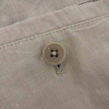 Hermes Linen 100% Button Fly Fabric Easy Pants Relaxed Gray 38 — view 5