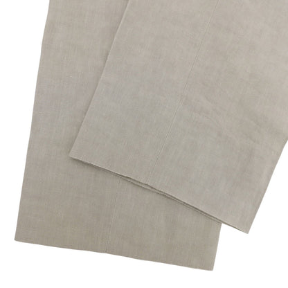 Hermes Linen 100% Button Fly Fabric Easy Pants Relaxed Gray 38 — view 4