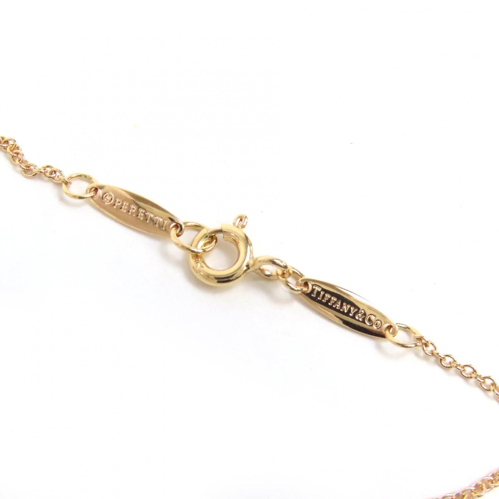 Tiffany & Co by the Yard Diamond Frame Diameter 3.8 mm Bracelet 750 Pink Gold — view 5