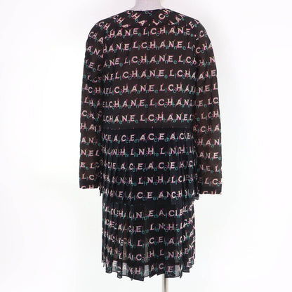 Chanel Cotton 100% Logo Allover Dress — view 3