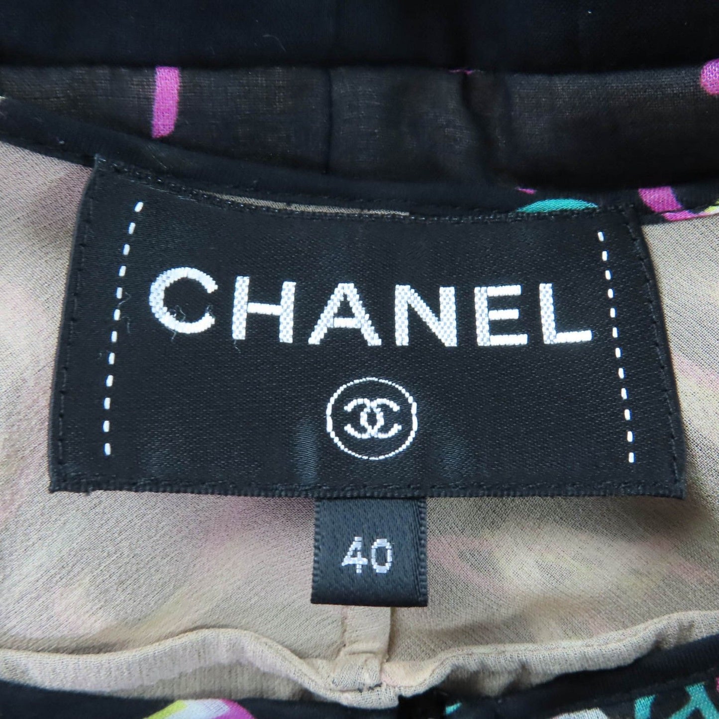 Chanel Cotton 100% Logo Allover Dress — view 7