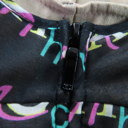 Chanel Cotton 100% Logo Allover Dress — view 6