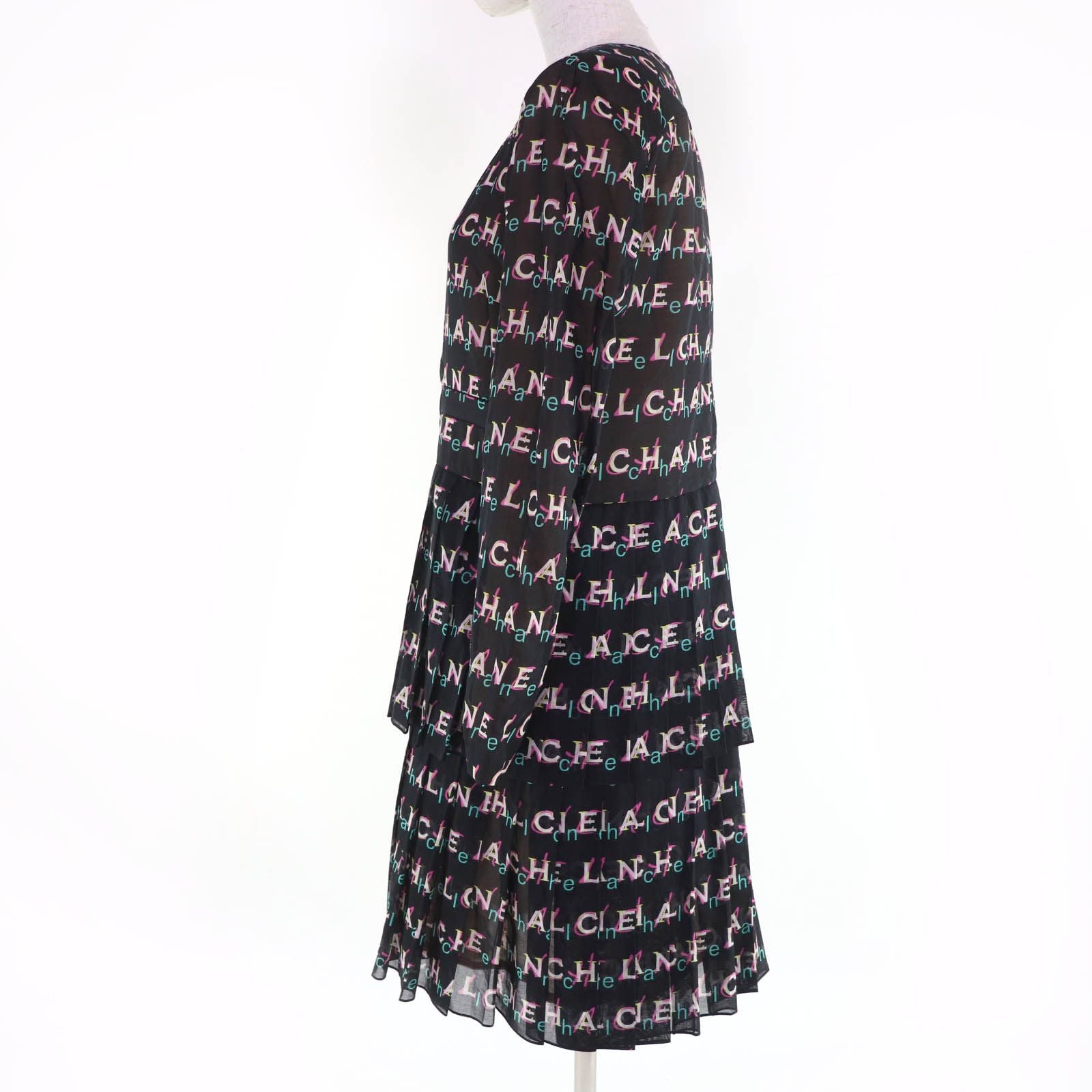 Chanel Cotton 100% Logo Allover Dress — view 2