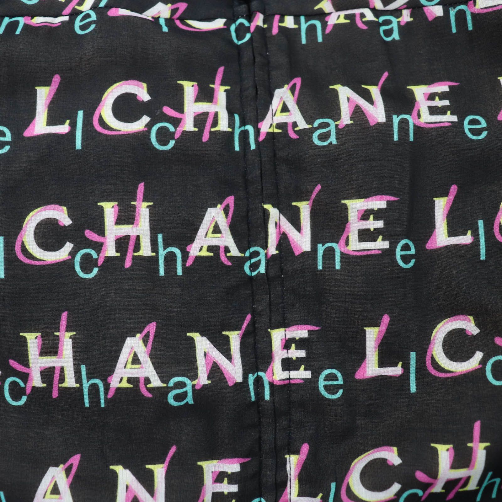 Chanel Cotton 100% Logo Allover Dress — view 5