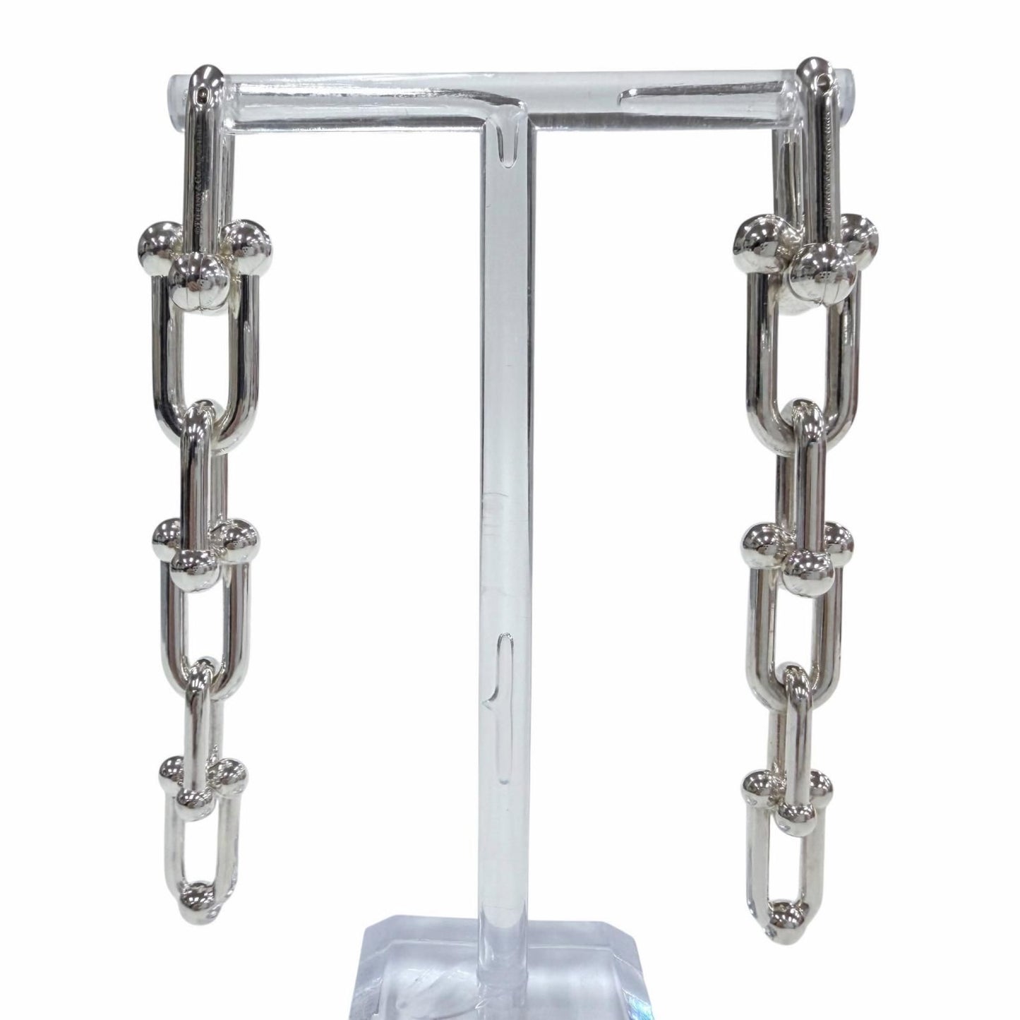 Tiffany & Co Graduated Link 925 Earrings Silver — view 3