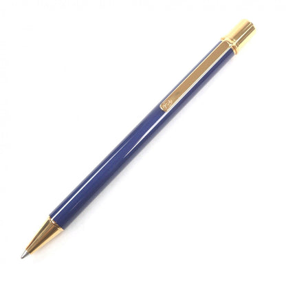 Cartier Vintage Must de Cartier Twist Ballpoint Pen Blue Gold Handwriting