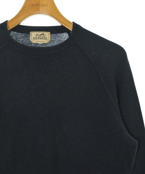 Hermes Knit Sweater Navy — view 4