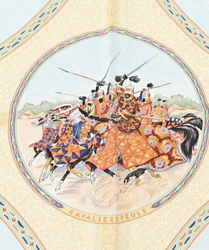 Hermes Scarf Beige — view 2