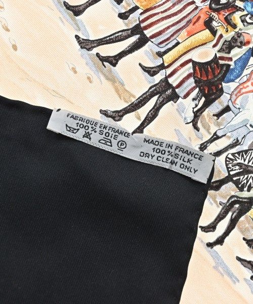 Hermes Scarf Beige — view 7