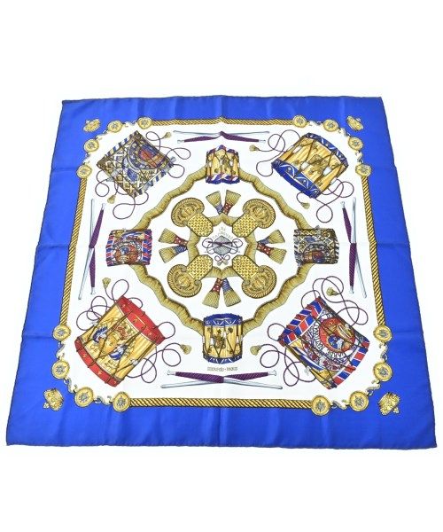 Hermes Bandana Scarf Blue