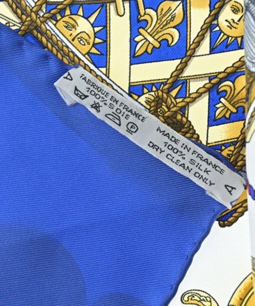Hermes Bandana Scarf Blue — view 7