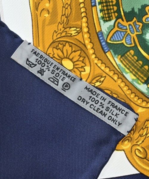 Hermes Bandana Scarf Blue — view 7