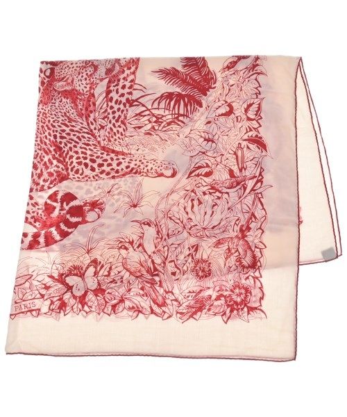 Hermes Bandana Scarf White
