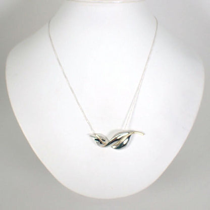 Tiffany & Co 925 750 Leaf Pendant Necklace — view 2