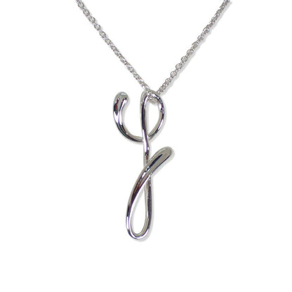 Tiffany & Co 925 Initial Pendant Necklace