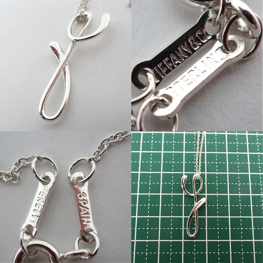 Tiffany & Co 925 Initial Pendant Necklace — view 8