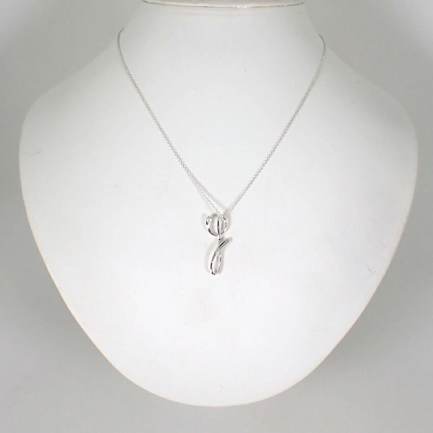 Tiffany & Co 925 Initial Pendant Necklace — view 2