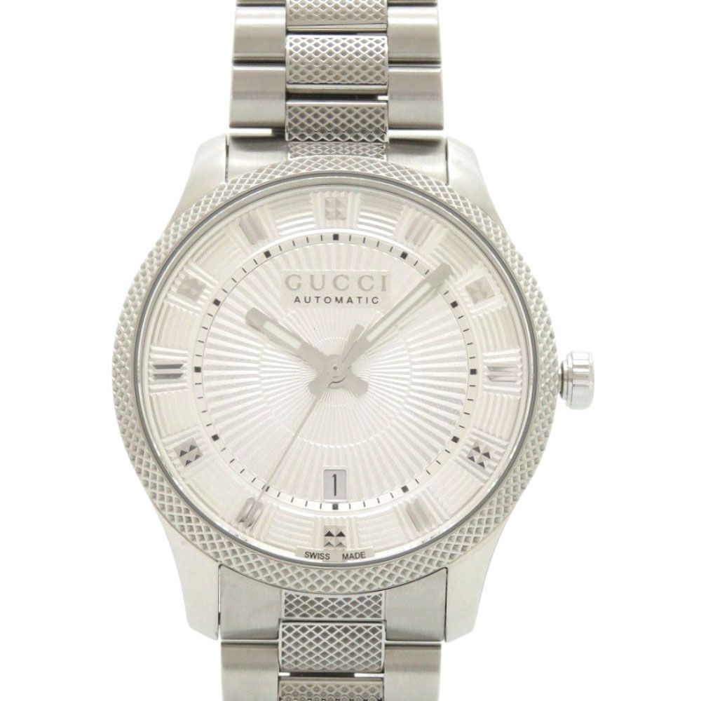 Gucci Eryx Date 126.3 Silver SS Automatic Watch