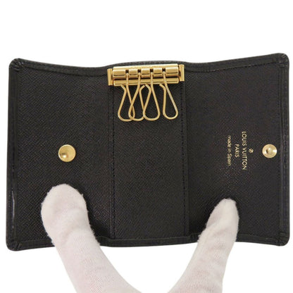 Louis Vuitton Multicles 4 Epi Noir Key Case Black Key Holder — view 4