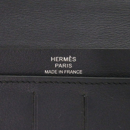 Hermes Citizen Twill Swift Blue Indigo Wallet — view 8
