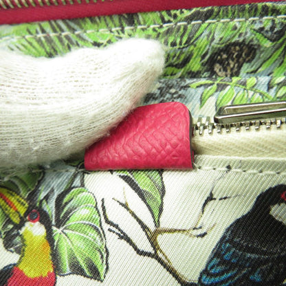 Hermes Azap Silk in Compact Silver Barenia Franboise Nata Pink Cream Coin Case — view 5