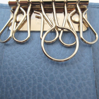 Gucci Swing Leather Light Blue 6 Row Key Case Key Holder — view 6