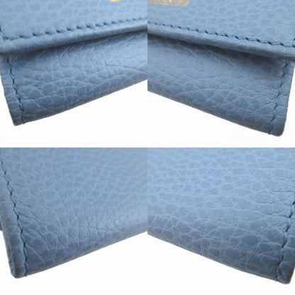 Gucci Swing Leather Light Blue 6 Row Key Case Key Holder — view 7